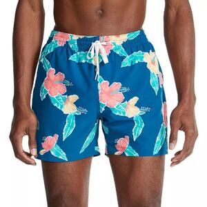 NEW ~ CHUBBIES ~ Ret $69  The Floral Reefs 7" Stretch Swim Trunk Shorts Size S